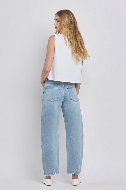MUSE HIGH RISE BARREL JEANS