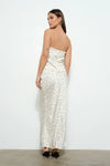 CALI POLKA DOT STRAPLESS TOP