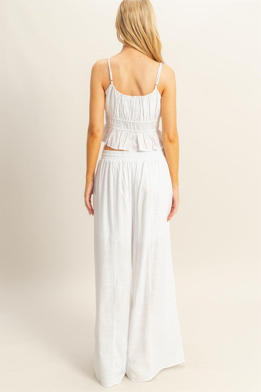 GOOD FIND LINEN BLEND POCKETED PANTS