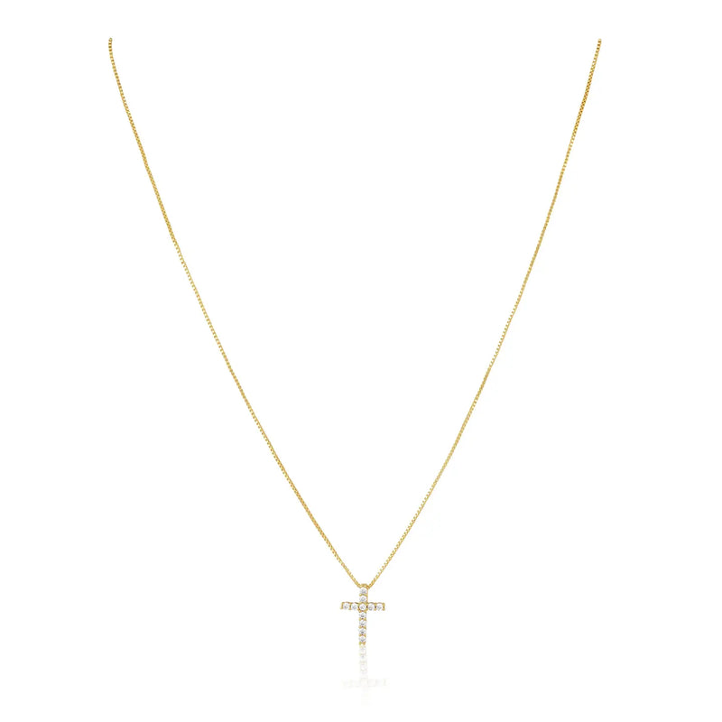 BELIEVE CROSS NECKLACE