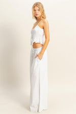 GOOD FIND LINEN BLEND POCKETED PANTS