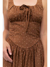 ALEXIS POLKA DOT MAXI DRESS